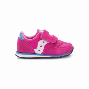 Saucony Baby Jazz Hook & Loop Joggesko Barn Rosa | S56204-E57