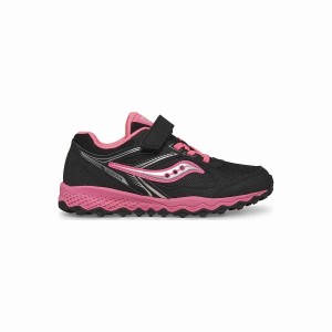 Saucony Cohesion TR14 A/C Sneaker Løpesko Barn Svarte Rosa | S16972-X50