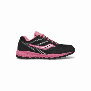 Saucony Cohesion TR14 Blonder Sneaker Løpesko Barn Svarte Rosa | S58961-F41