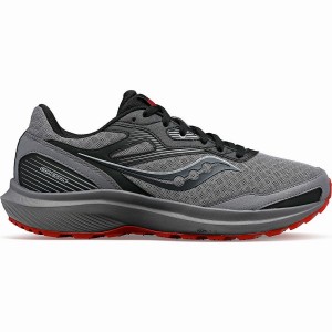 Saucony Cohesion TR16 Fjellsko Herre Grå Burgunder | S58923-R96