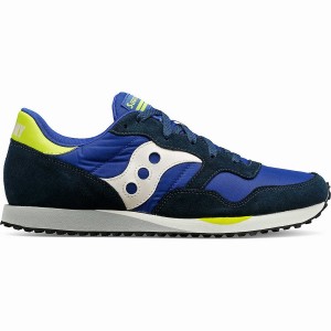 Saucony DXN Trainer Joggesko Herre Blå Hvite Lyse Grønn | S76581-V64