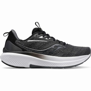 Saucony Echelon 9 Brede Løpesko Dame Svarte Hvite | S30125-V48