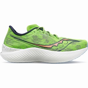 Saucony Endorphin Pro 3 Løpesko Dame Grønn | S15938-R53