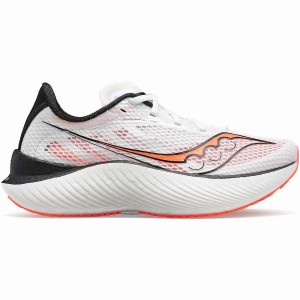 Saucony Endorphin Pro 3 Løpesko Dame Hvite Svarte Rød | S71439-E43