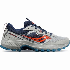 Saucony Excursion TR16 Trail Løpesko Dame Grå Marineblå | S69785-N49