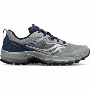 Saucony Excursion TR16 Trail Løpesko Herre Grå Marineblå | S93502-C62