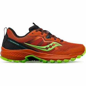 Saucony Excursion TR16 Trail Løpesko Herre Oransje Grønn | S28341-B43