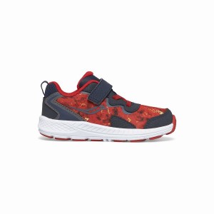 Saucony Flash 3.0 A/C Jr. Sneaker Løpesko Barn Marineblå Oransje | S42169-J23