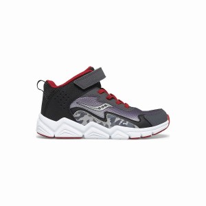 Saucony Flash Mid A/C Sneaker Løpesko Barn Grå Rød | S85946-G89