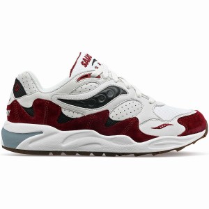 Saucony Grid Shadow 2 Joggesko Herre Pisket Krem Rød | S09421-Z05