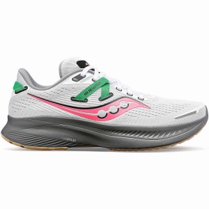 Saucony Guide 16 Løpesko Dame Hvite Grå | S36145-G25