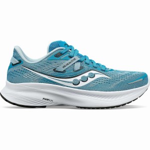 Saucony Guide 16 Løpesko Dame Turkis Hvite | S61738-Q62