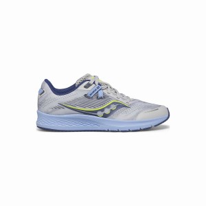 Saucony Guide 16 Sneaker Løpesko Barn Grå Blå | S76953-R17