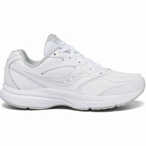 Saucony Integrity Walker 3 Brede Fjellsko Dame Hvite | S19580-Z75