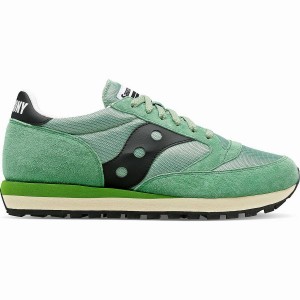 Saucony Jazz 81 Joggesko Dame Grønn Svarte | S34605-Q97