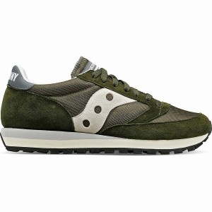 Saucony Jazz 81 Joggesko Dame Olivengrønne Grå | S38017-G25