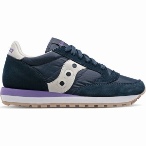 Saucony Jazz Original Joggesko Dame Marineblå Lilla | S54983-B02