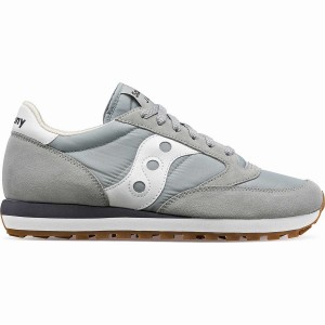 Saucony Jazz Original Joggesko Herre Grå Hvite | S25437-C53