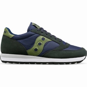 Saucony Jazz Original Joggesko Herre Marineblå Grønn | S62389-Z75