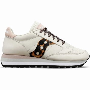 Saucony Jazz Triple Joggesko Dame Beige Leopard | S32570-Y20