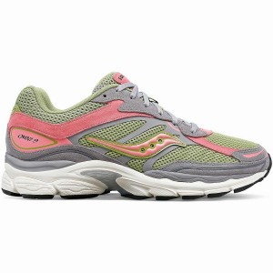 Saucony ProGrid Omni 9 Premium Joggesko Dame Grå Grønn | S18972-M87