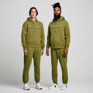 Saucony Recovery Hoody Hettegenser Herre Khaki | S14853-D13