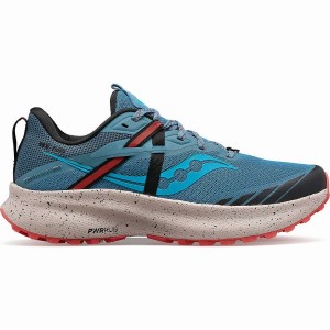 Saucony Ride 15 TR Trail Løpesko Dame Blå | S20153-A35