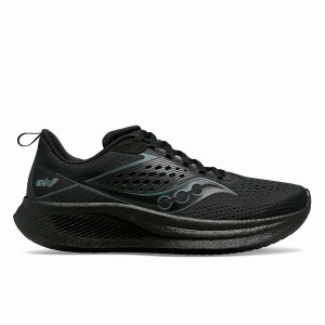 Saucony Ride 17 Løpesko Dame Svarte | S60715-G83