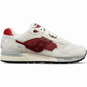 Saucony Shadow 5000 Joggesko Dame Hvite Rød | S32670-U70