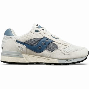 Saucony Shadow 5000 Joggesko Dame Hvite Blå | S58971-P67