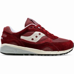 Saucony Shadow 6000 Joggesko Dame Burgunder | S92417-A35