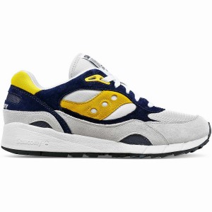 Saucony Shadow 6000 Joggesko Dame Grå Blå Gul | S62980-Y05