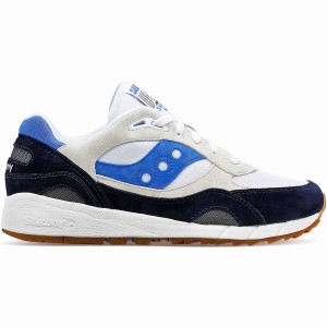 Saucony Shadow 6000 Joggesko Dame Hvite Marineblå Blå | S20647-K71