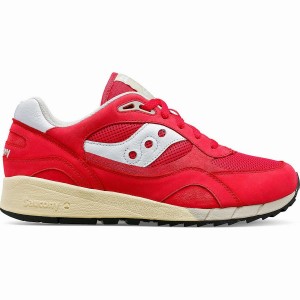 Saucony Shadow 6000 Premium Joggesko Dame Rød Hvite | S34687-C21