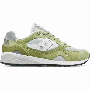 Saucony Shadow 6000 Premium Joggesko Dame Olivengrønne Hvite | S36401-V40