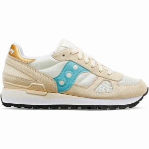 Saucony Shadow Original Joggesko Dame Brune Turkis | S81472-U57