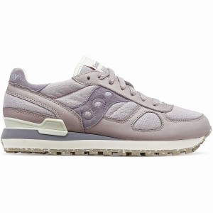 Saucony Shadow Original Joggesko Dame Lilla Grå | S93582-L83