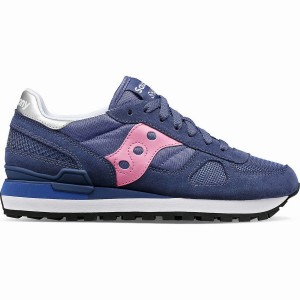 Saucony Shadow Original Joggesko Dame Marineblå Rosa | S71690-B16