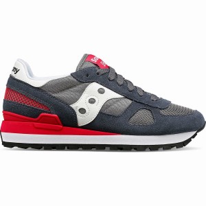 Saucony Shadow Original Joggesko Dame Mørke Grå Rød | S21746-E38