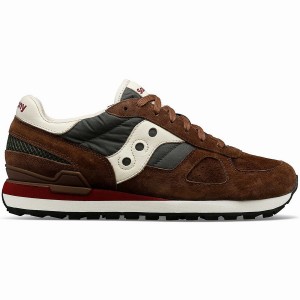 Saucony Shadow Original Premium Joggesko Herre Brune Grønn | S61284-S96