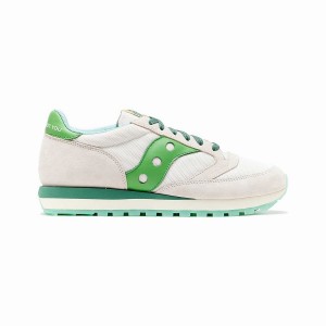 Saucony Shamrock Jazz 81 Joggesko Herre Hvite Grønn | S91054-H12