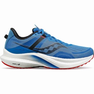 Saucony Tempus Løpesko Herre Blå Rød | S48032-V48