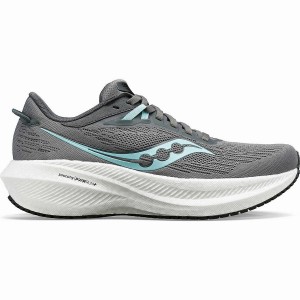 Saucony Triumph 21 Løpesko Dame Grå Svarte | S76148-B98