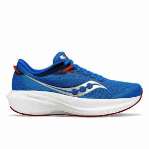 Saucony Triumph 21 Løpesko Herre Dyp Blå Sølv | S04859-D48