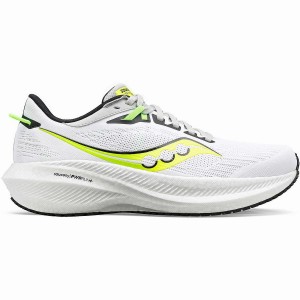 Saucony Triumph 21 Løpesko Herre Hvite Grønn | S10946-B69