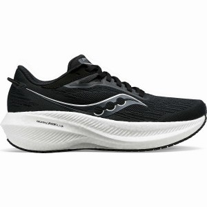 Saucony Triumph 21 Løpesko Herre Svarte Hvite | S92846-F31