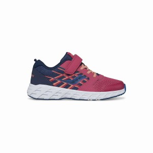 Saucony Vind 2.0 A/C Sneaker Løpesko Barn Marineblå Rød | S31254-B46