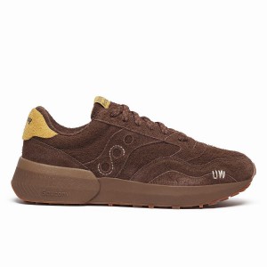 Saucony X Universal Works Jazz NXT Joggesko Dame Brune | S43286-S54