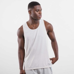 Saucony X cycora® Singlet Tank Top Herre Brune | S30276-Z36