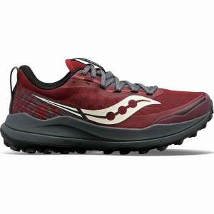 Saucony Xodus Ultra 2 Trail Løpesko Dame Rød Grå | S52913-L73